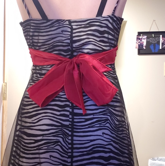 Taboo Zebra Print Cocktail Dress! - Picture 6 of 7